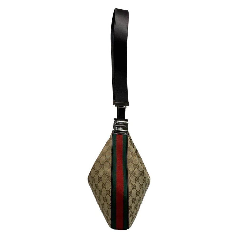 GUCCI GG Pattern, Shelly (Web) 13315 Beige Brown Multi Jacquard Leather - - Picture 4 of 15